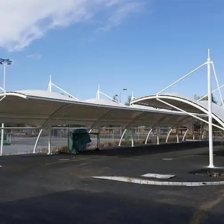 集贤县膜结构电动车棚