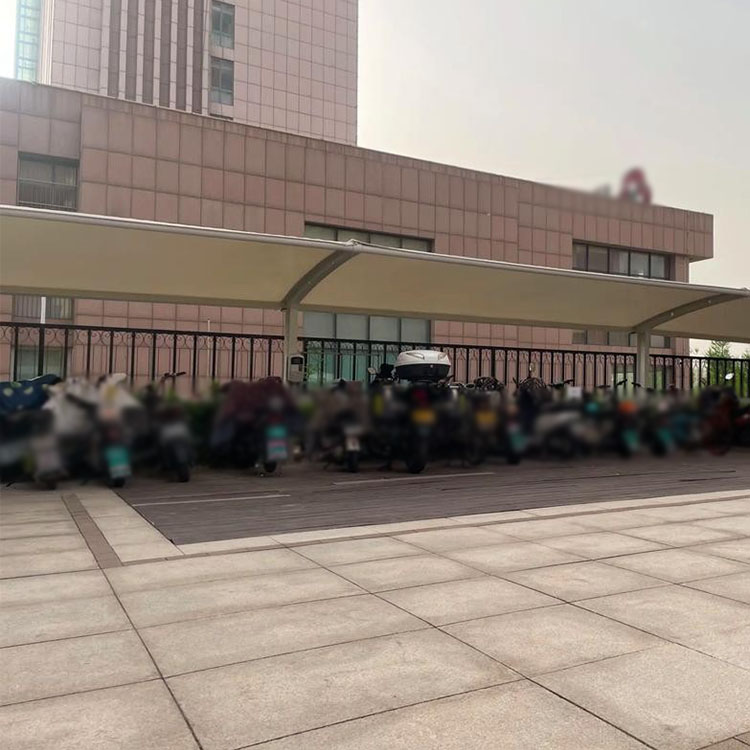 集贤县膜结构电动车棚